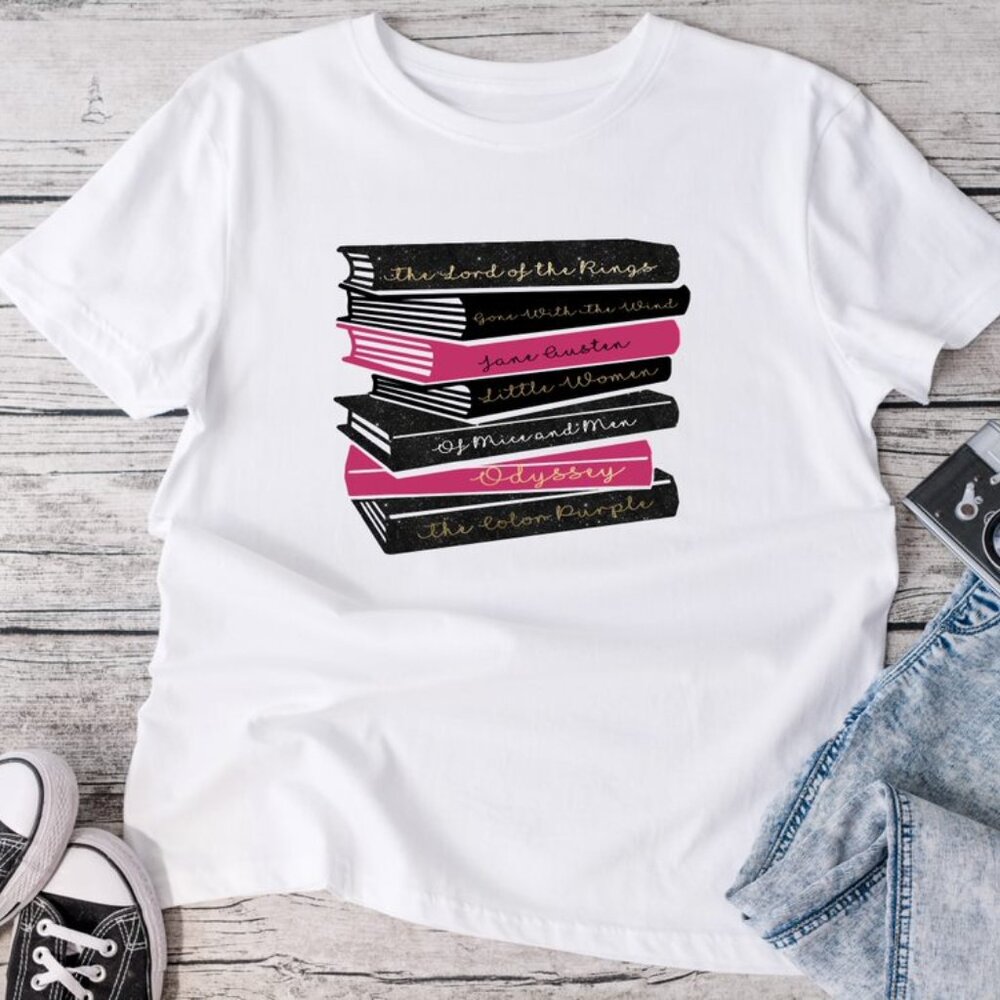 Reading Handmade Graphic Tee Shirt